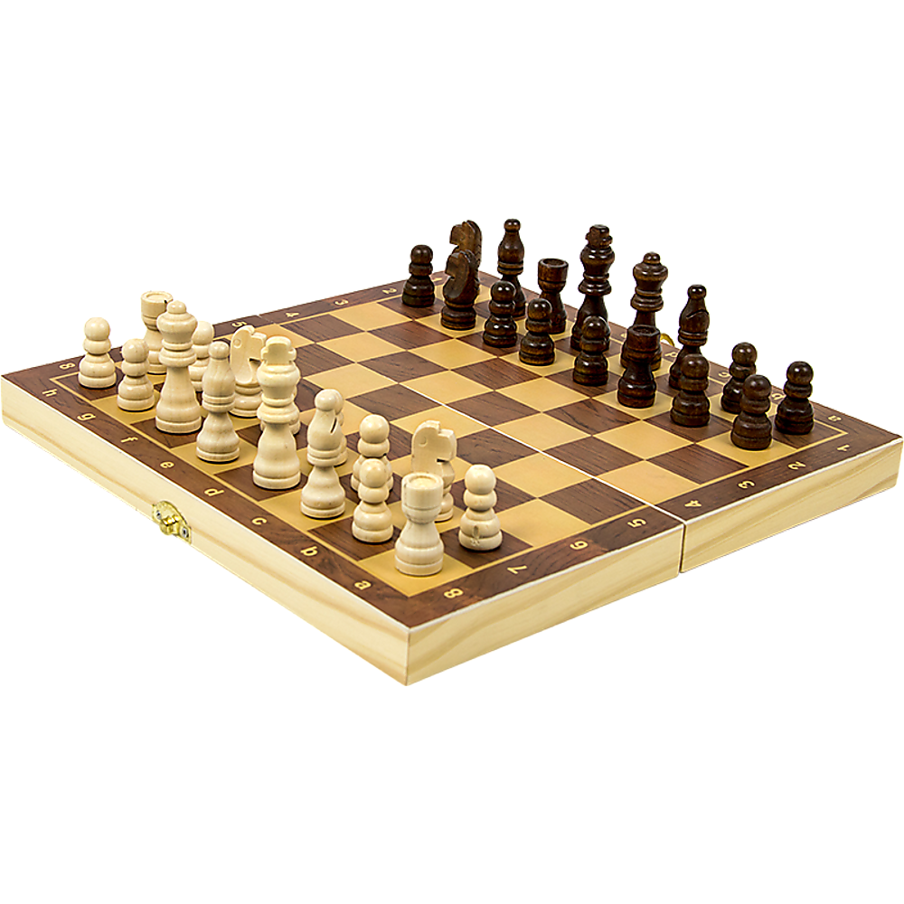 Chess Board Games Folding Large Chess Wooden Chessboard Set Wood Toy Gift