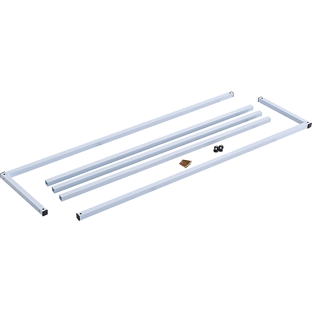 Commercial Clothing Garment Rack Retail Shop White