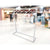 Commercial Clothing Garment Rack Retail Shop White