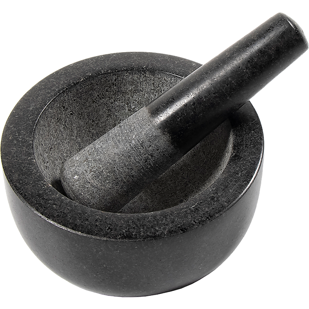 Large Pestle and Mortar Set Durable Granite Stone Spice & Herb Crusher