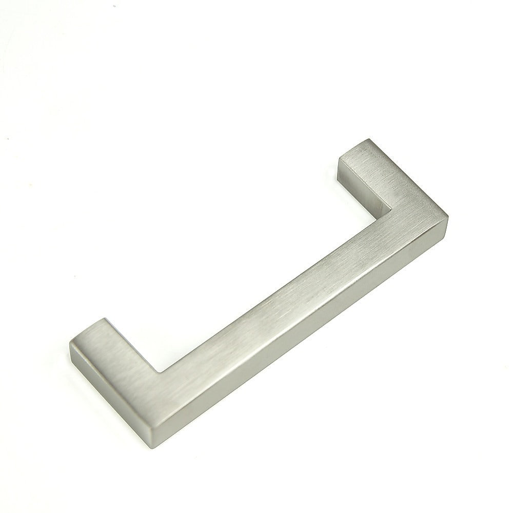 Brushed Nickel Stainless Steel Kitchen Cabinet Square Drawer Pull Door Handles 15-Pack