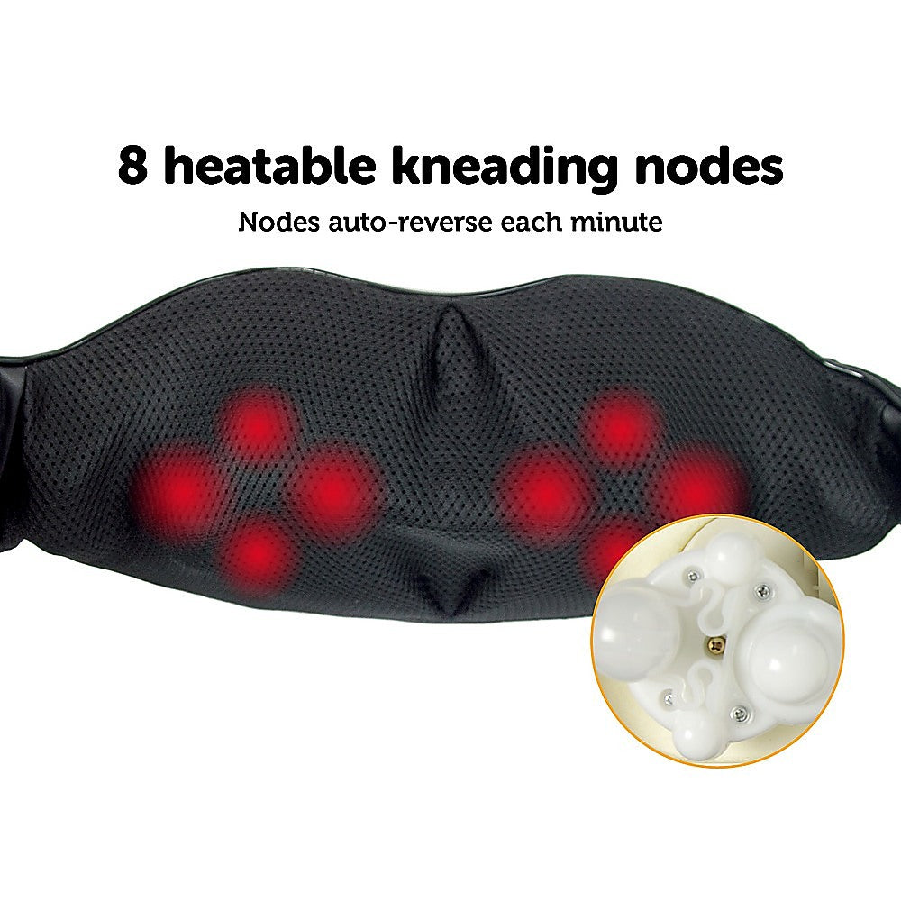 Shiatsu Neck & Back Massager with Heat Deep Kneading Massage Pillow for Shoulder