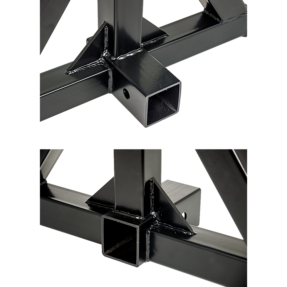 Heavy Duty Steel 3 Point 2" Trailer Hitch Receiver Tow Drawbar For Cat 1 Tractor