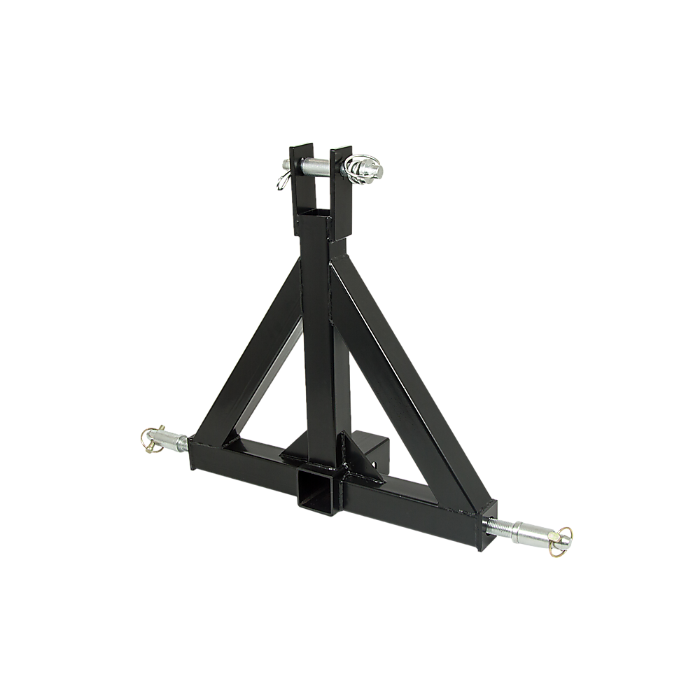 Heavy Duty Steel 3 Point 2" Trailer Hitch Receiver Tow Drawbar For Cat 1 Tractor