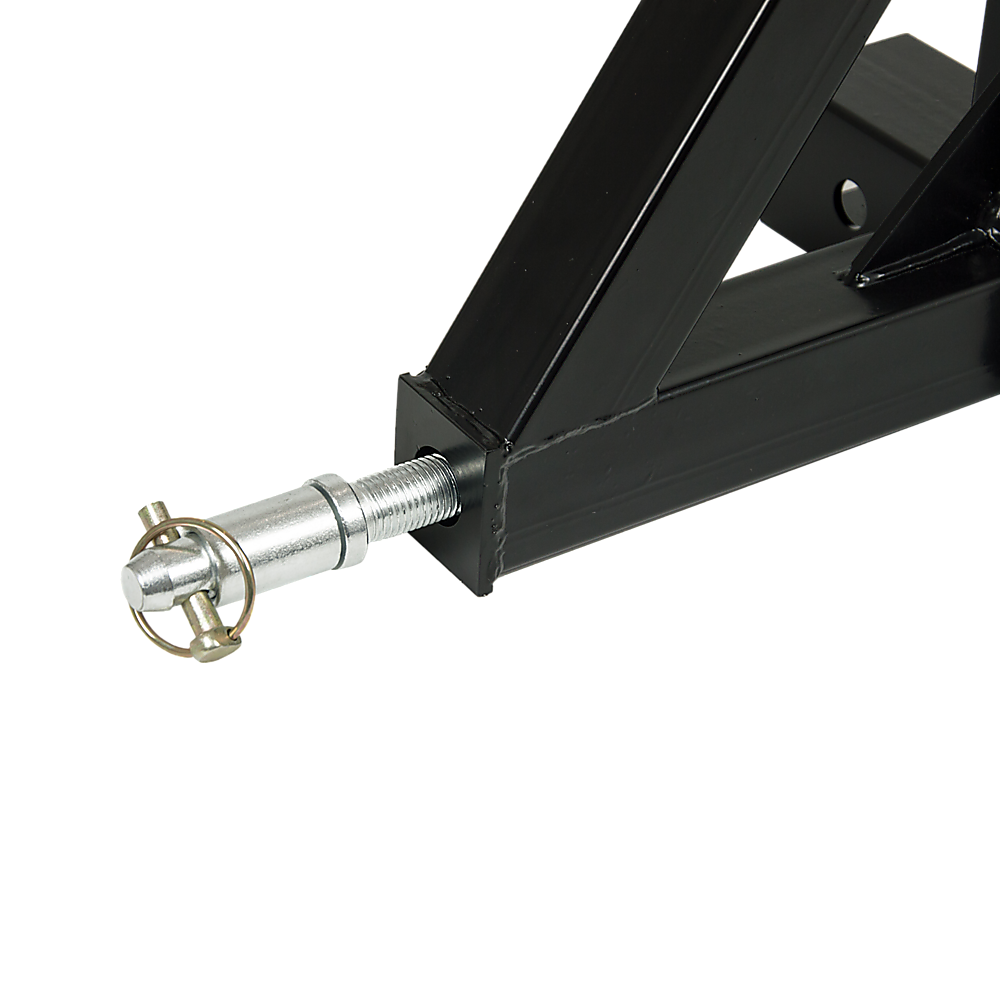 Heavy Duty Steel 3 Point 2" Trailer Hitch Receiver Tow Drawbar For Cat 1 Tractor