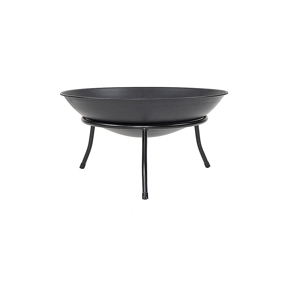 Cast Iron Fire Bowl Traditional Log Fire Pit Outdoor Heating Camp Site Barbecue