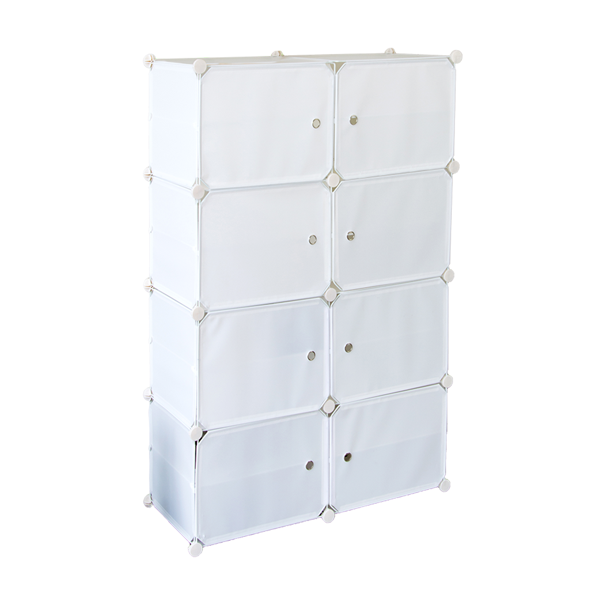 White Cube DIY Shoe Cabinet Rack Storage Portable Stackable Organiser Stand