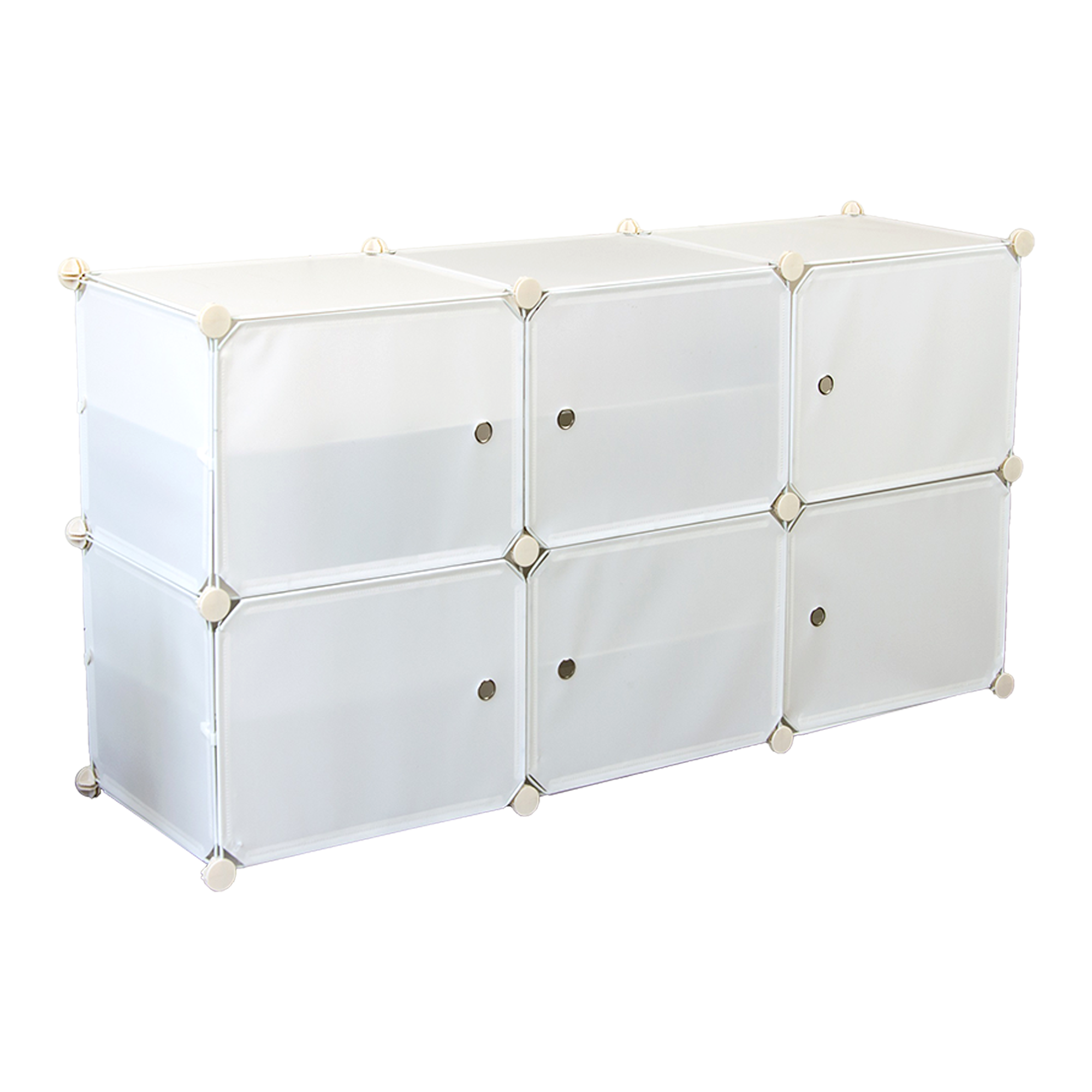 White Cube DIY Shoe Cabinet Rack Storage Portable Stackable Organiser Stand