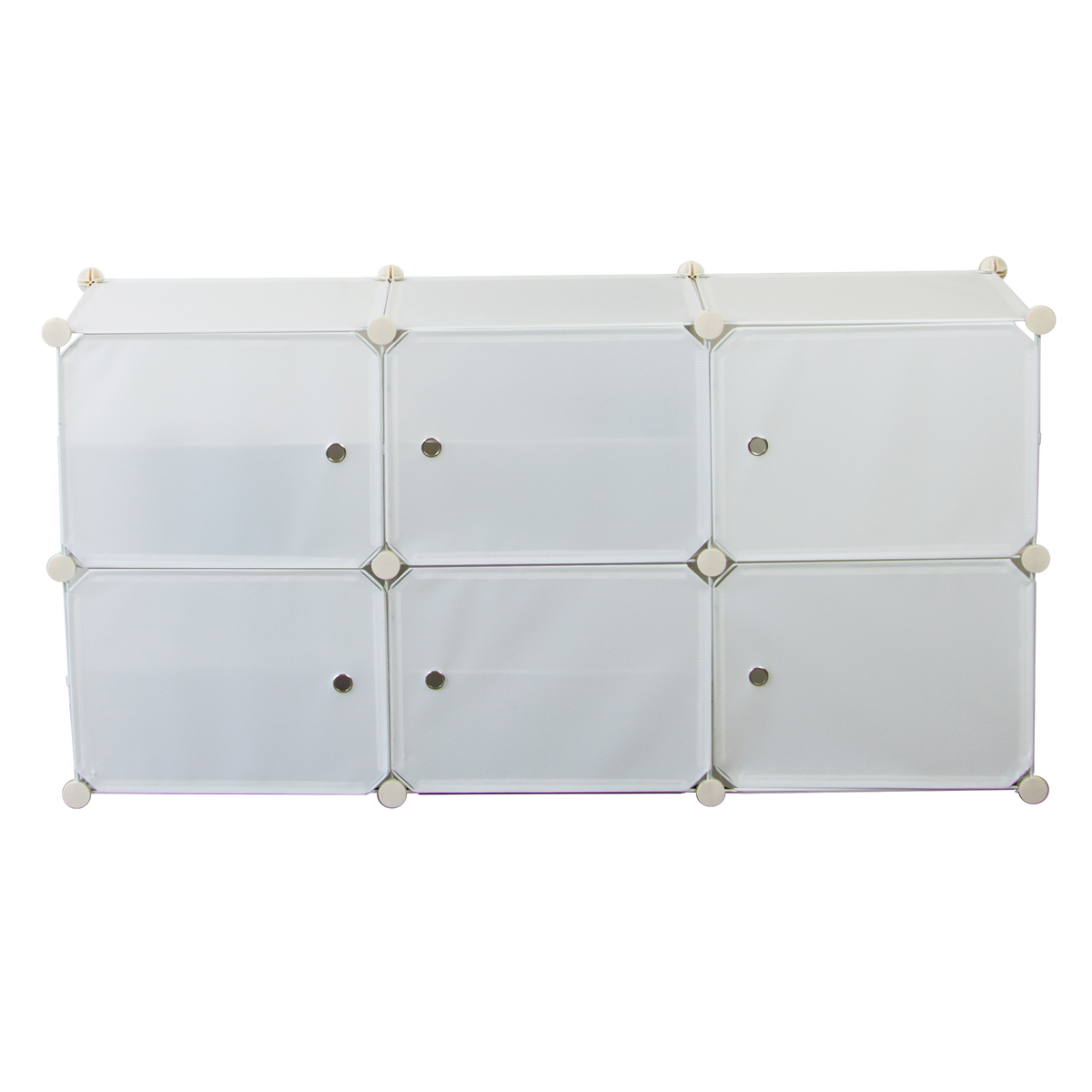 White Cube DIY Shoe Cabinet Rack Storage Portable Stackable Organiser Stand