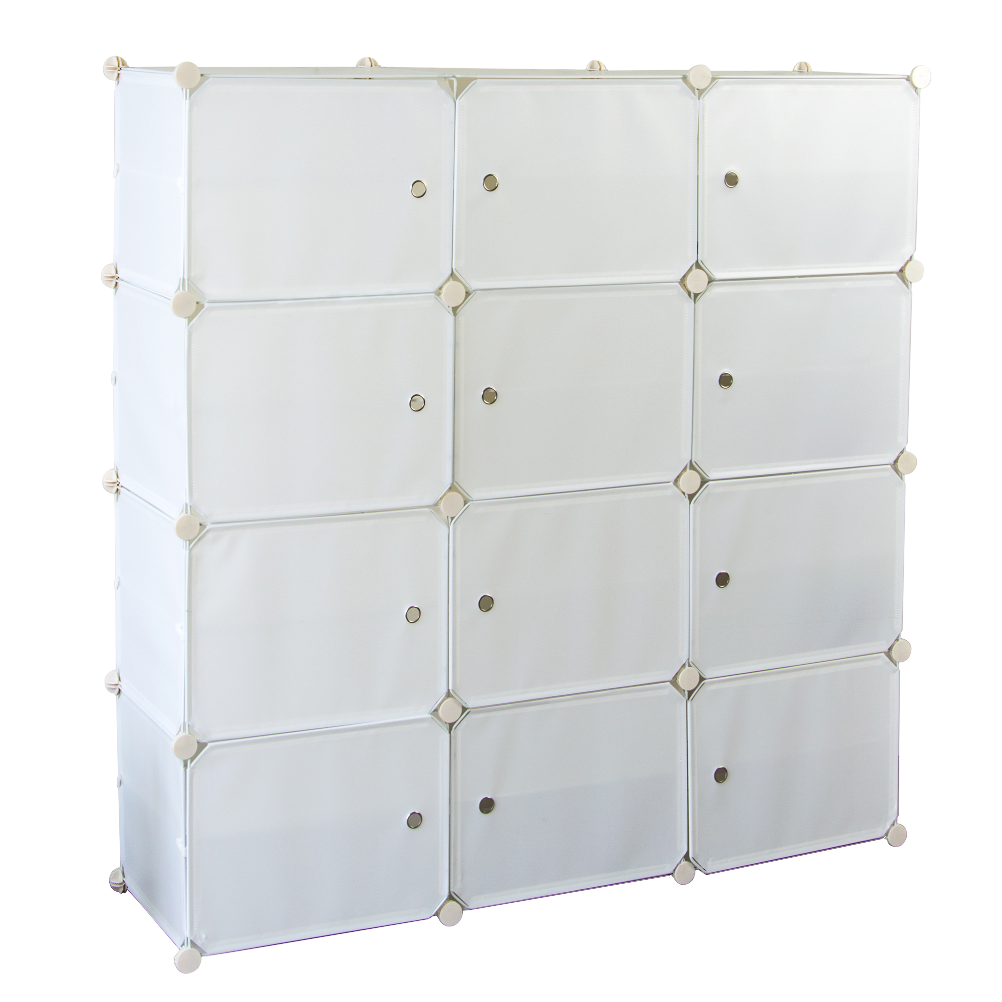 White Cube DIY Shoe Cabinet Rack Storage Portable Stackable Organiser Stand