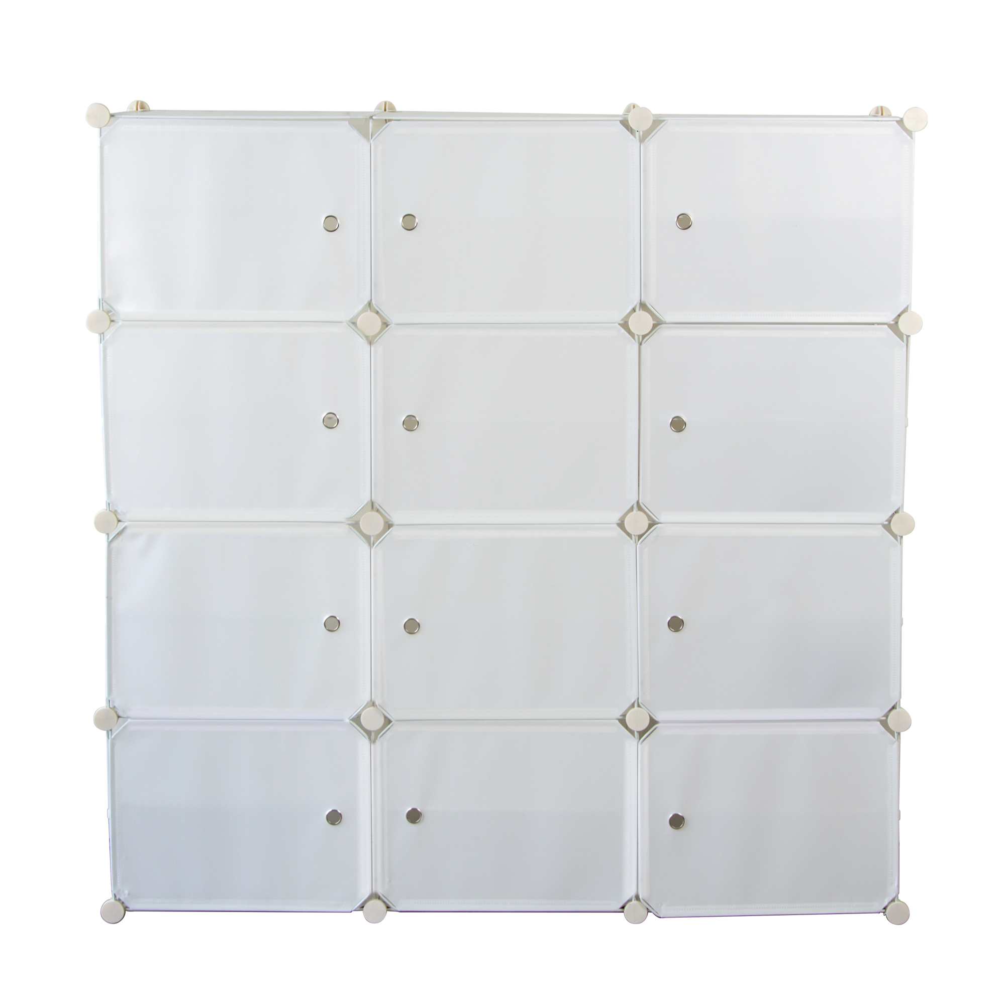 White Cube DIY Shoe Cabinet Rack Storage Portable Stackable Organiser Stand