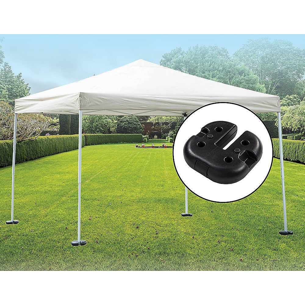 4pcs Outdoor Canopy Tent Leg Weights Anchor Stand Heavy Duty Gazebo Discs Base