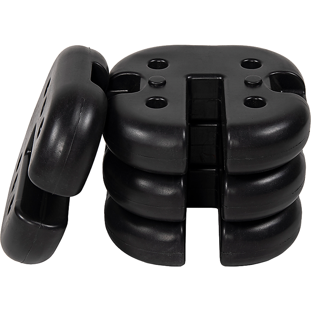 4pcs Outdoor Canopy Tent Leg Weights Anchor Stand Heavy Duty Gazebo Discs Base