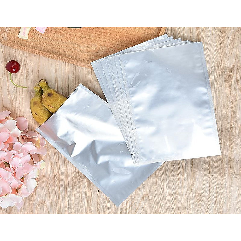 100x Food Vacuum Bags Pouch Foil Aluminum Storage Bags Heat Seal 30x40cm