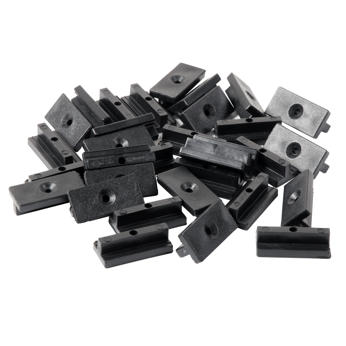 100 Composite Decking Hidden Fixing Fasteners Plastic T Clips & Screws