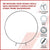 2M Wedding Hoop Round Circle Arch Backdrop Flower Display Stand Frame Background