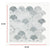 Tiles 3D Peel and Stick Wall Tile Fish Scale Mosaic (30cm x 30cm x 10 sheets)