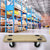 200kg Heavy Duty Hand Dolly Furniture Wooden Trolley Cart Moving Platform Mover