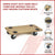 200kg Heavy Duty Hand Dolly Furniture Wooden Trolley Cart Moving Platform Mover