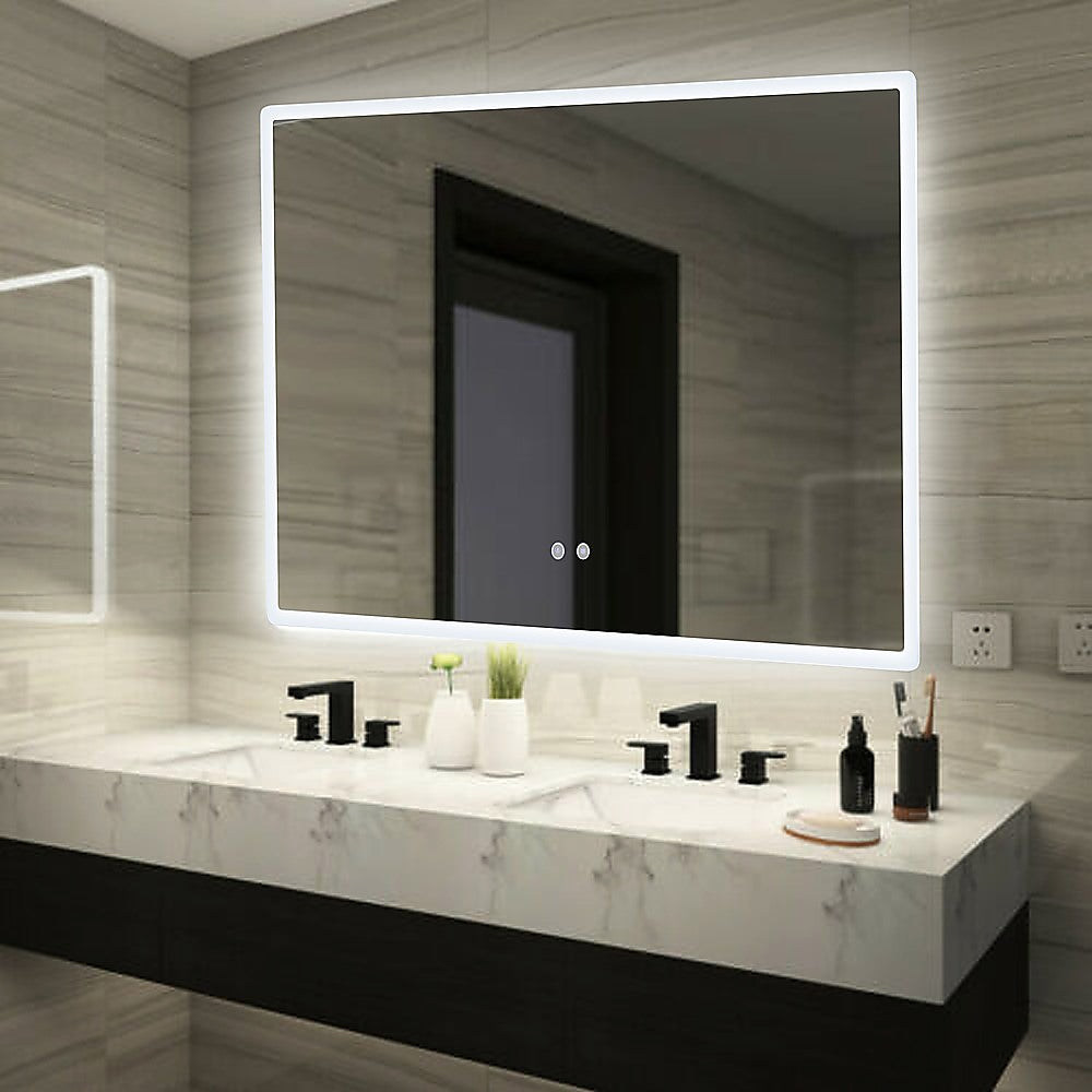 Smart Mirror Bathroom with Bluetooth Vanity LED Lighted Wall Mirror 1000x700mm