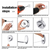 Stainless Steel Retractable Single Clothes Line Dryer Laundry Indoor Outdoor