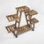 Plant Stand Outdoor Indoor Garden Wood Bamboo Shelf Folding 100CM Length