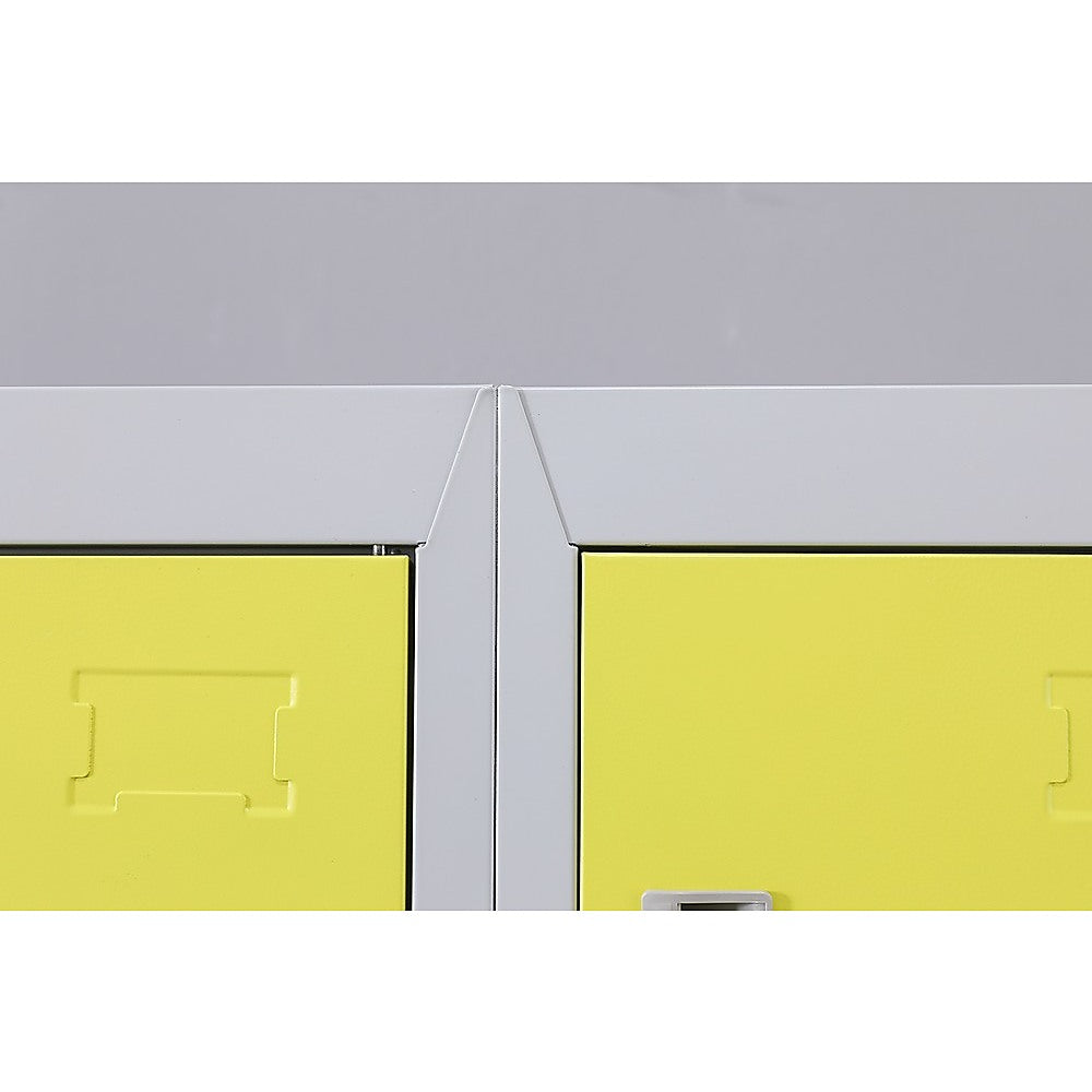 12-Door Locker for Office Gym Shed School Home Storage - Padlock-operated