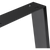 Trapezium Shaped Table Bench Desk Legs Retro Industrial Design Fully Welded
