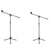 Stage Stands Tripod Mic Stand with Boom 2-Pack