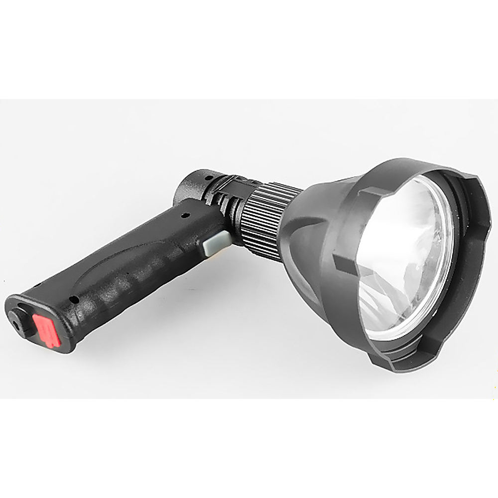 25W Handheld Spot Light Rechargeable LED Spotlight Hunting Shooting 12V