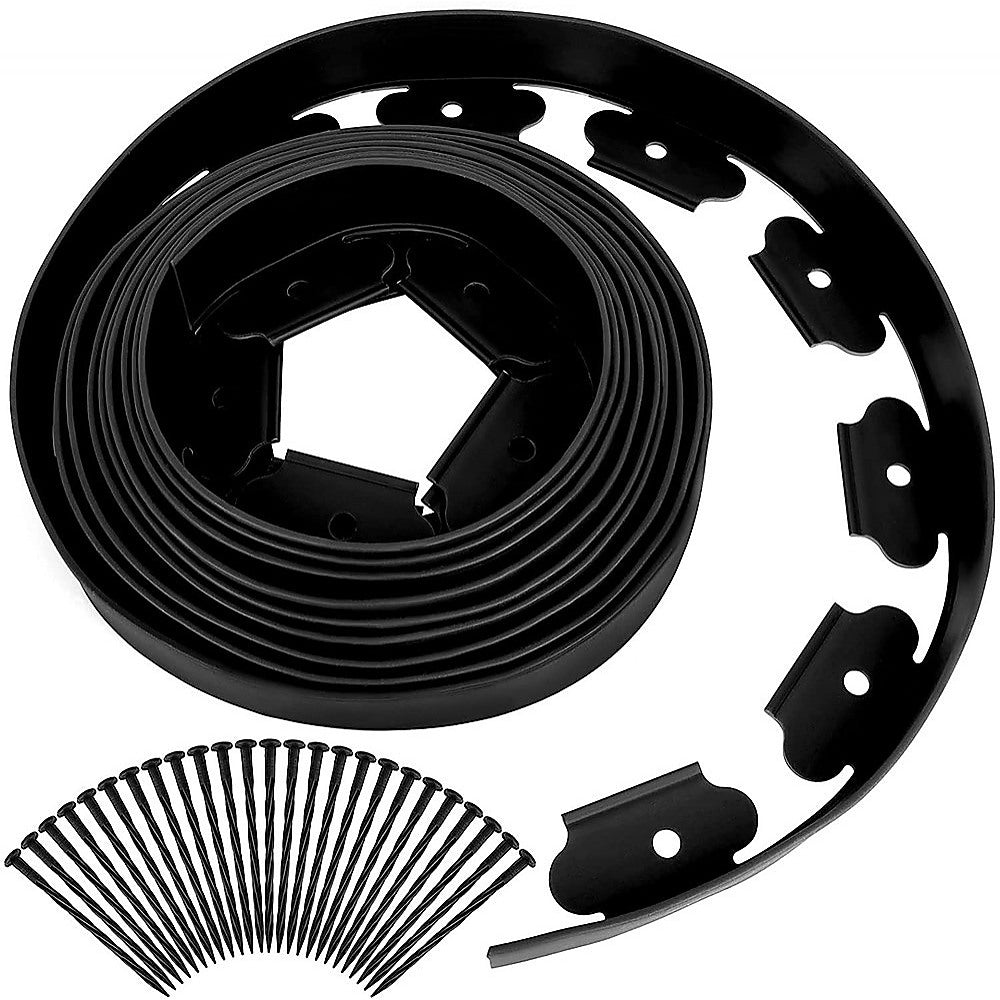 Landscape No Dig Lawn Garden Edging Kit 18m Flexible Durable Border Paver