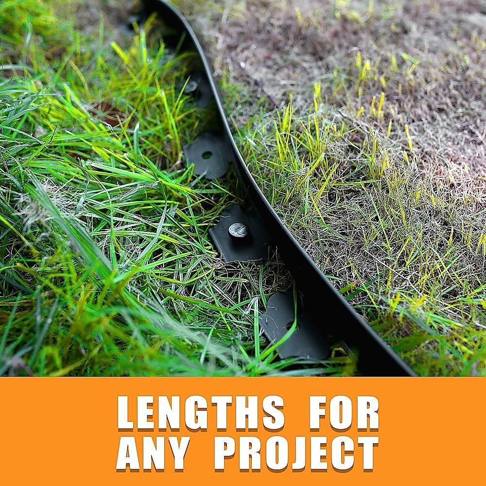 Landscape No Dig Lawn Garden Edging Kit 18m Flexible Durable Border Paver