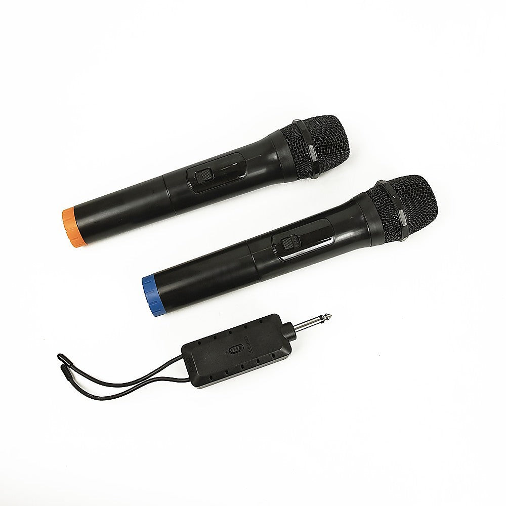 2 x Wireless Microphone Handheld Cordless Professional Mic Karaoke Receiver
