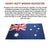 Australian Flag Heavy Duty Woven Spun Poly Australia Flag Metal Clips