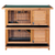Large Rabbit Hutch with BASE Chicken Coop 2 Storey Guinea Pig Pet Cage House