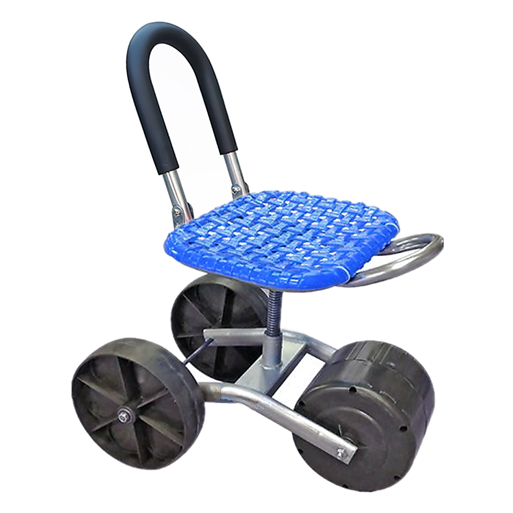 Gardening Seat Portable Height Adjustable Folding Stool Kneeling Pad