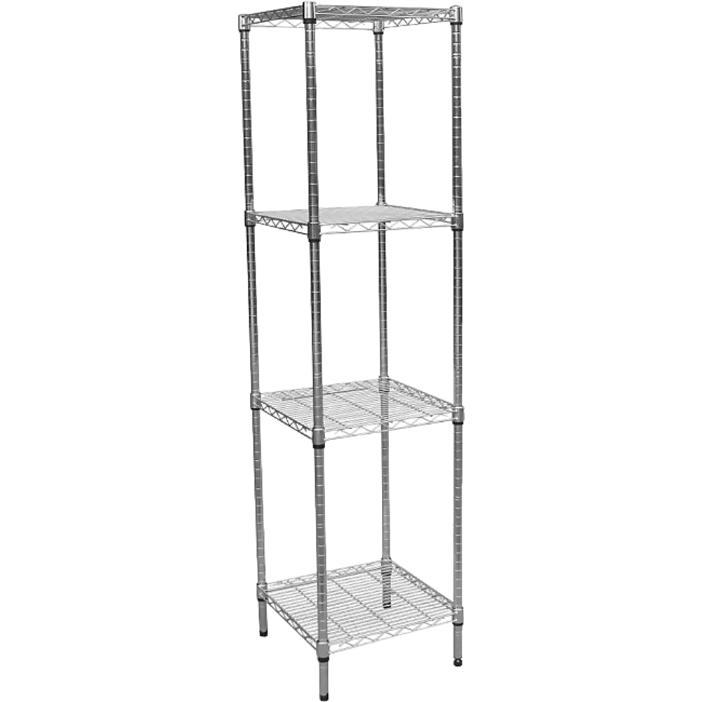Modular Wire Storage Shelf 450 x 450 x 1800mm Steel Shelving