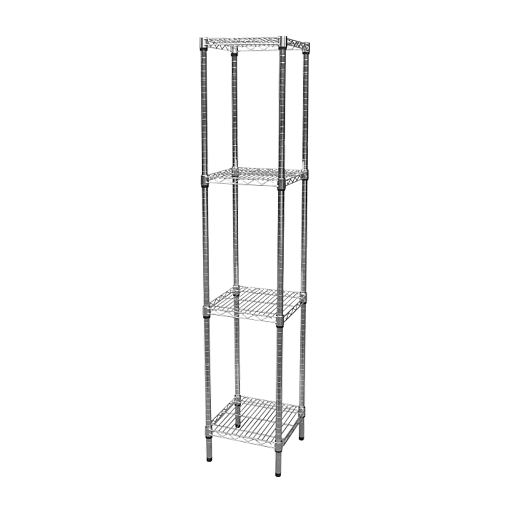 Modular Wire Storage Shelf 350 x 350 x 1800mm Steel Shelving