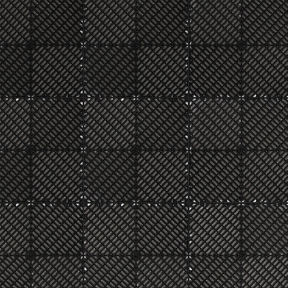 Vented Garage Floor Tiles | Snow Water Drainage | 30x30cm