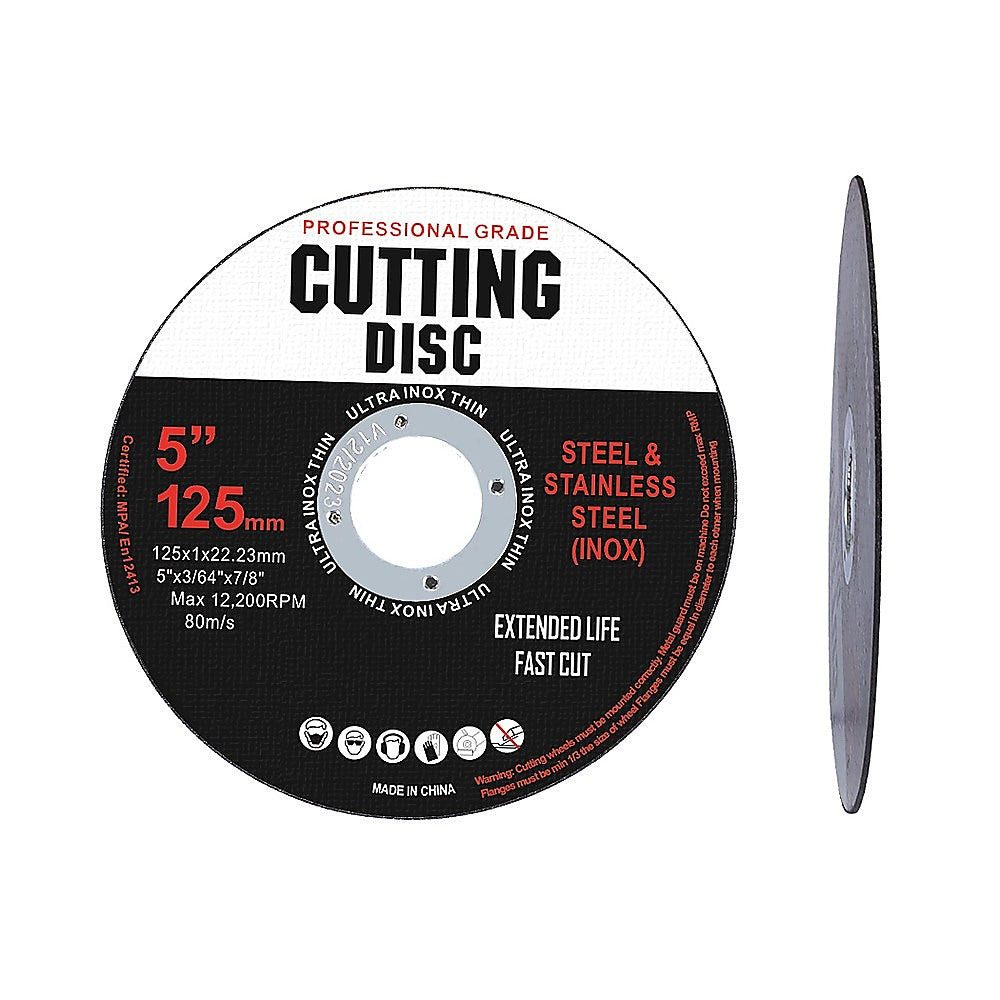 100 x Cutting Discs 125mm 5&quot; Angle Grinder Disc Metal Cut Off Wheel Thin