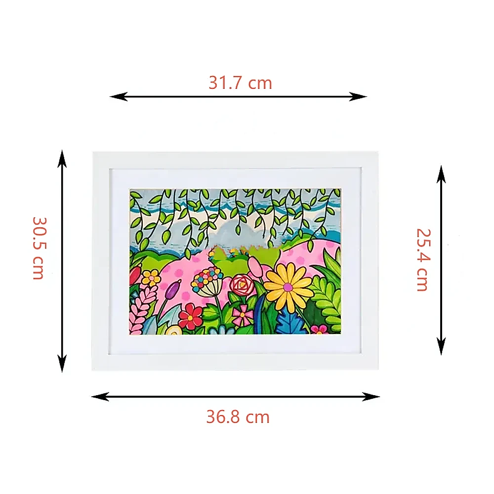 Kids Art Wood Frame Children Art Projects Display Hold 150 Pictures