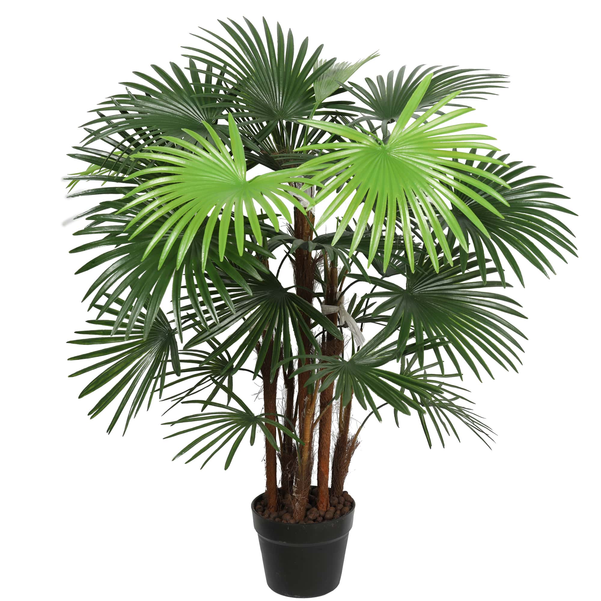 Artificial Wide Leaf Fan Palm Tree 90cm