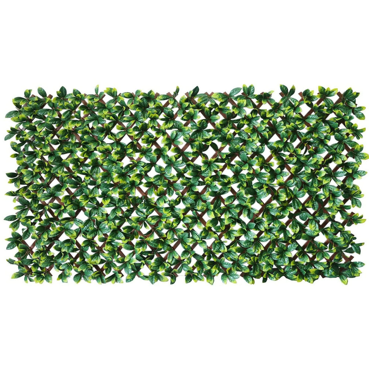 Premium Laurel Leaf Artificial Hedge Extendable Trellis / Screen 2 Met