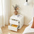 Astrid White Bedside Table