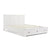 Margaux White Coastal Lifestyle Bedframe with Storage Drawers Queen