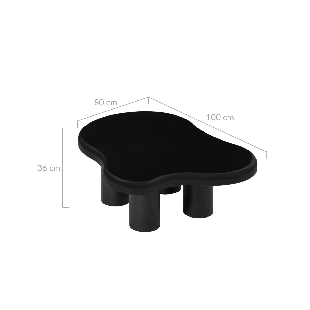 Colton Black Coffee Table