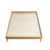 Natural Oak Ensemble Bed Frame Wooden Slat Queen