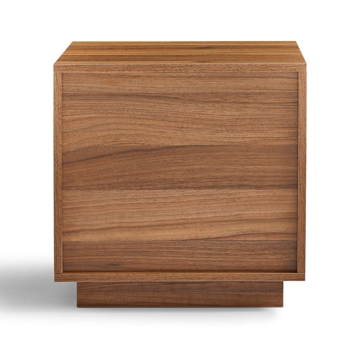 Nola Japandi Style Bedside Table in Walnut