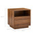 Nola Japandi Style Bedside Table in Walnut