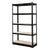 1.8M 5-Shelves Steel Warehouse Shelving Racking Garage Storage Rack Black